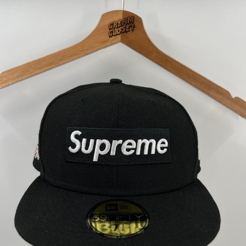 SS21 2021 Supreme NYC New Era No Comp Box Logo Fitted Cap Hat Size 7 3/8